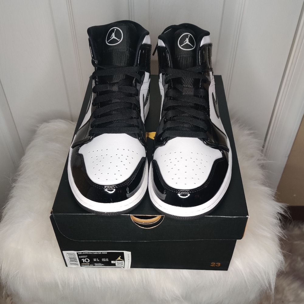 *SOLD*Jordan 1 "Carbon Fiber" Retro Mid Sz 11 & 13 - Picture 7 of 8